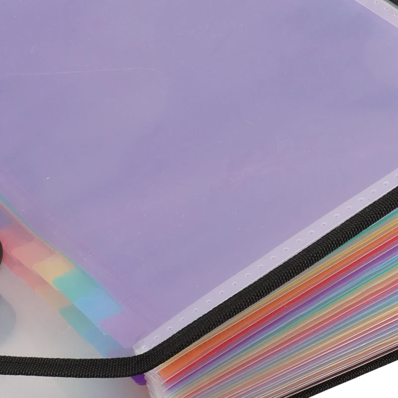 Expanding File Folder Document With Handle, A4 Letter Size File For Business,School