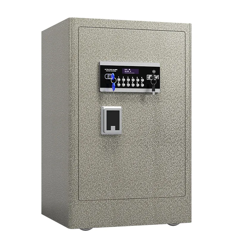 

Anti-Theft Electronic Password Safe Box - Wall-Mounted Home Security Deposit Box with Alarm Function