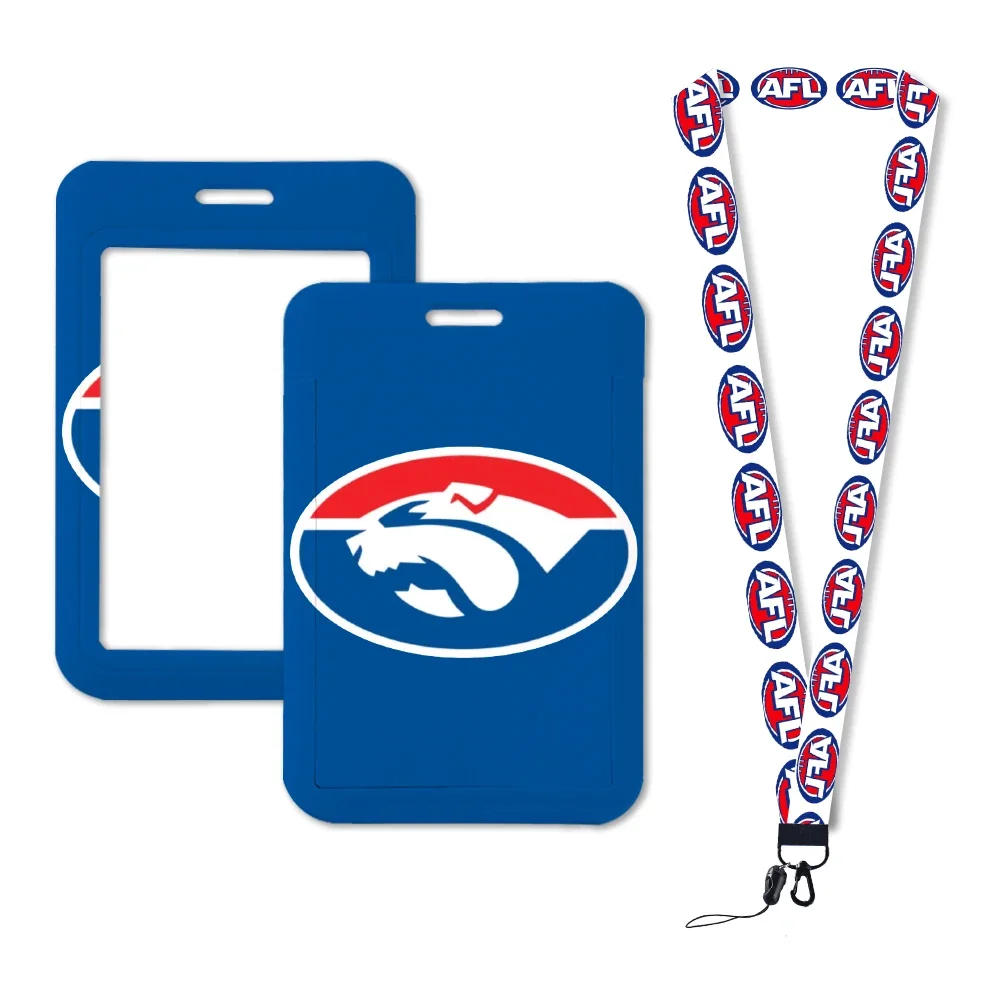 

Hot Sale Sport Team ID Card Holder Neck Strap Lanyard Keychain Business Card Door Card Badge Holders Student Card Case