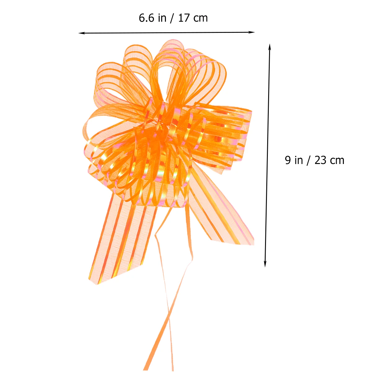

10 Pcs Hand Drawn Flower Ball Festival Party Decorations Wedding Bows Large Gift Pull for Decorative
