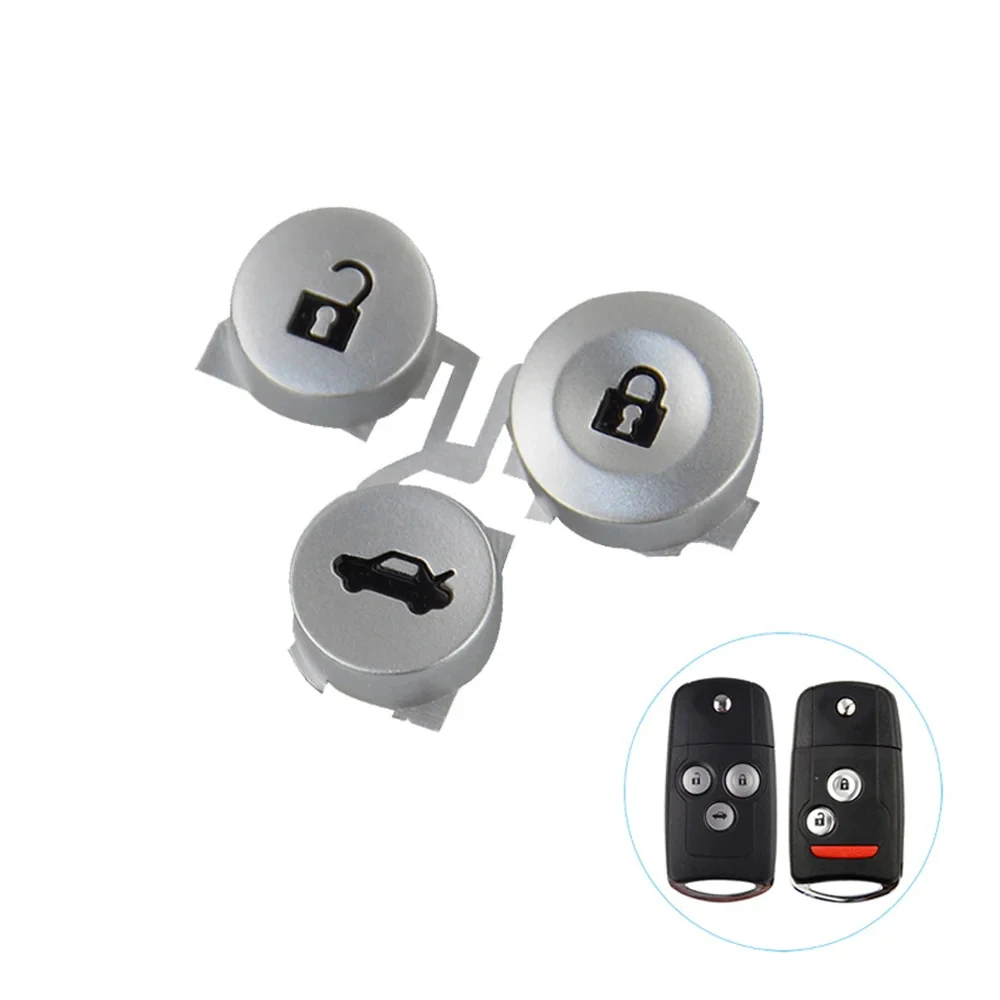 Remote Car Key Shell Case Pad For Honda Civic Accord Jazz CRV HRV CRZ TL TSX ZDX RSX 3 Button Pad Fob Accessories view 6