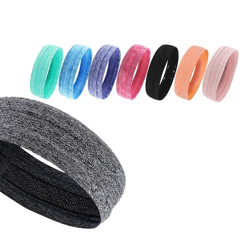 1 Pack Elastic Sweatband Yoga Running Fitness Headband Sports Hairband Basketball Gym Elastic Headband