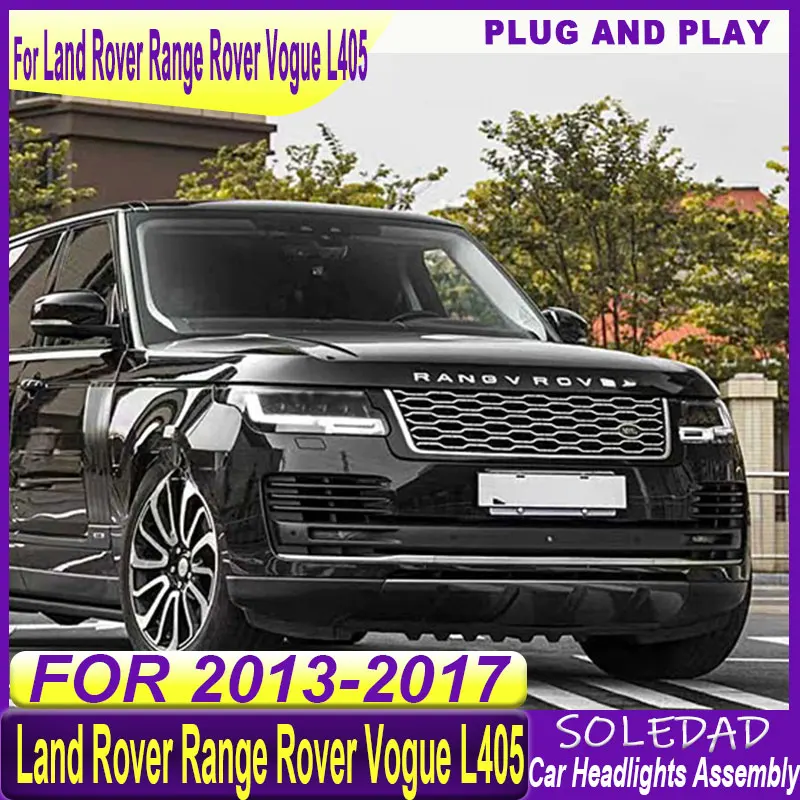Car Styling Headlights For Land Rover Range Rover Vogue L405 LED Front Lights 2013-2023 Modified 2024 HeadLamps Assembly