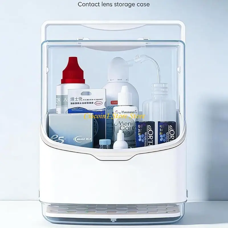 A3PC Lightweight Plastic Medicinal Organiser Spacious Suitable for Daily Use