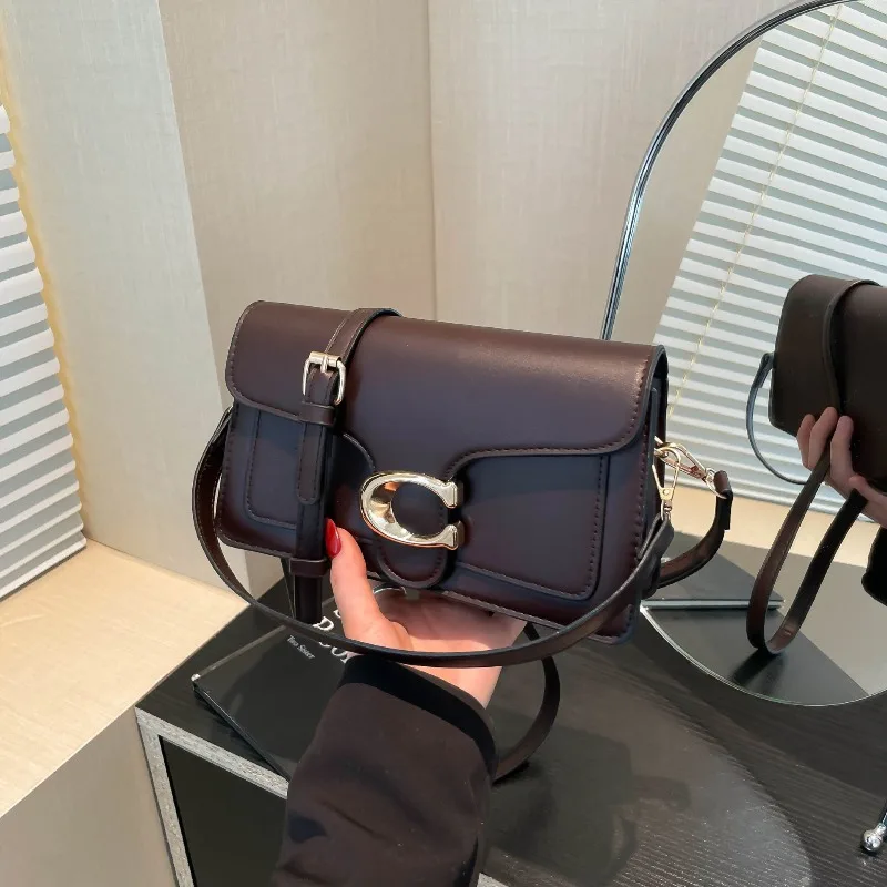 

Korean Style PU Mini Square Shoulder Bag Women 2025 New Designer Underarm Handbag Fashion Crossbody Purse