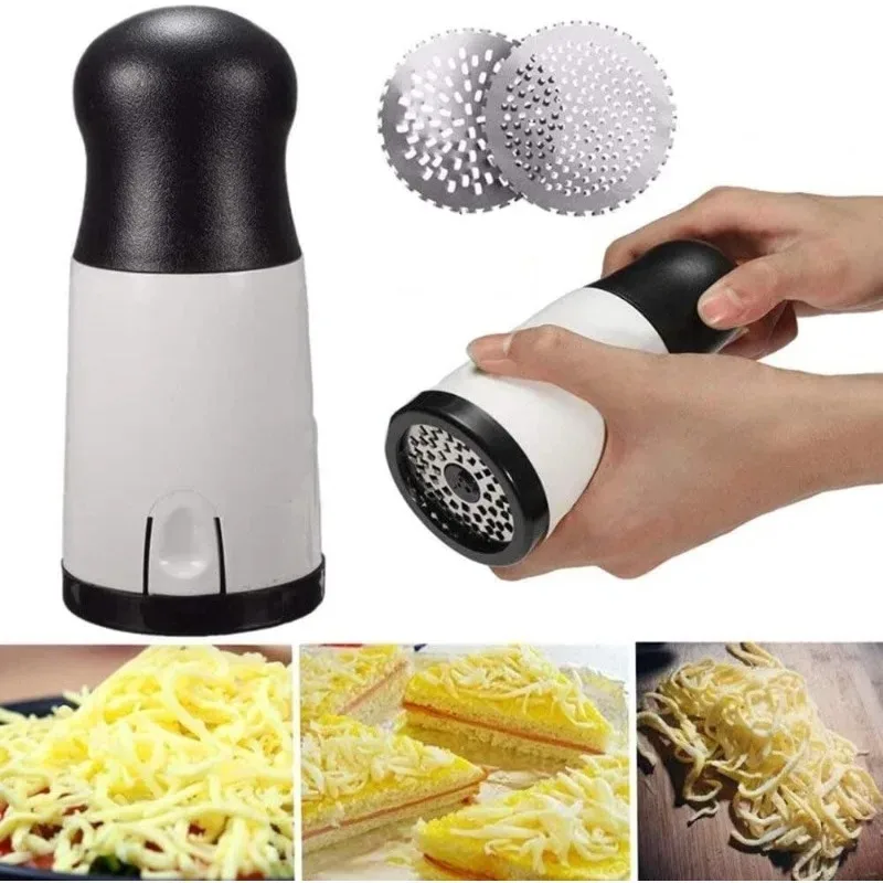 Newest Cheese Slicer with 2 Blades Stainless Steel for Grating Butter Vegetable Bread Chopped Corn Cheese Grater