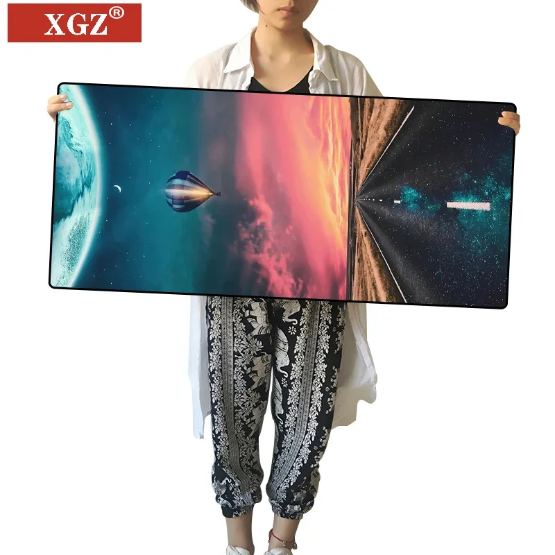 

Xgz Balloon Starry Sky Portable Large Mouse Pad Non-slip Rubber Table Mat Computer Keyboard Cover 40x90cm30x80cm csgo