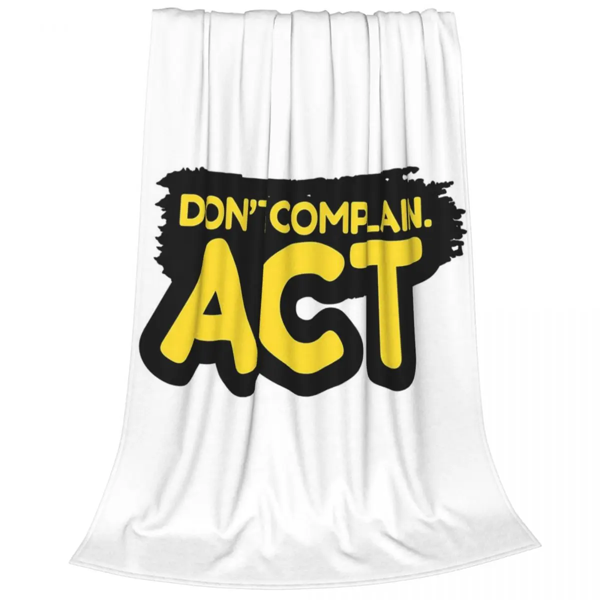 Don't Complain.Act Blanket Flannel Lightweight Sofa Throw Blankets For Home Bedroom Office Throws Bedspread Quilt