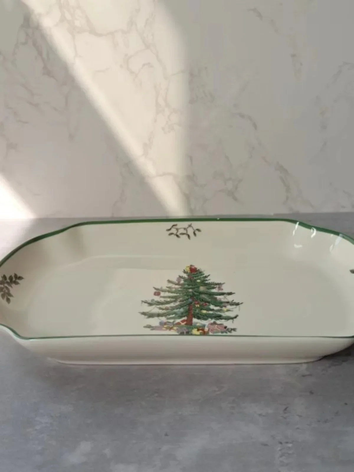 christmas classic ceramic crockery dish fish plate rice bowl home holiday coffee mug mug rice plate vintage