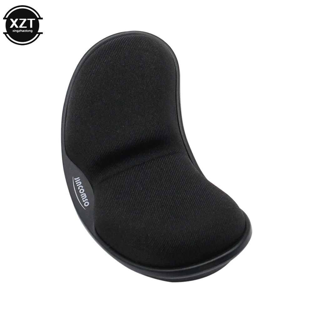 PC 컴퓨터용 3D 손목 받침대 메모리 폼 게이밍 마우스 패드, 편안한 고무 손 손목 받침대 마우스 매트, 인체 공학적 건강한 디자인