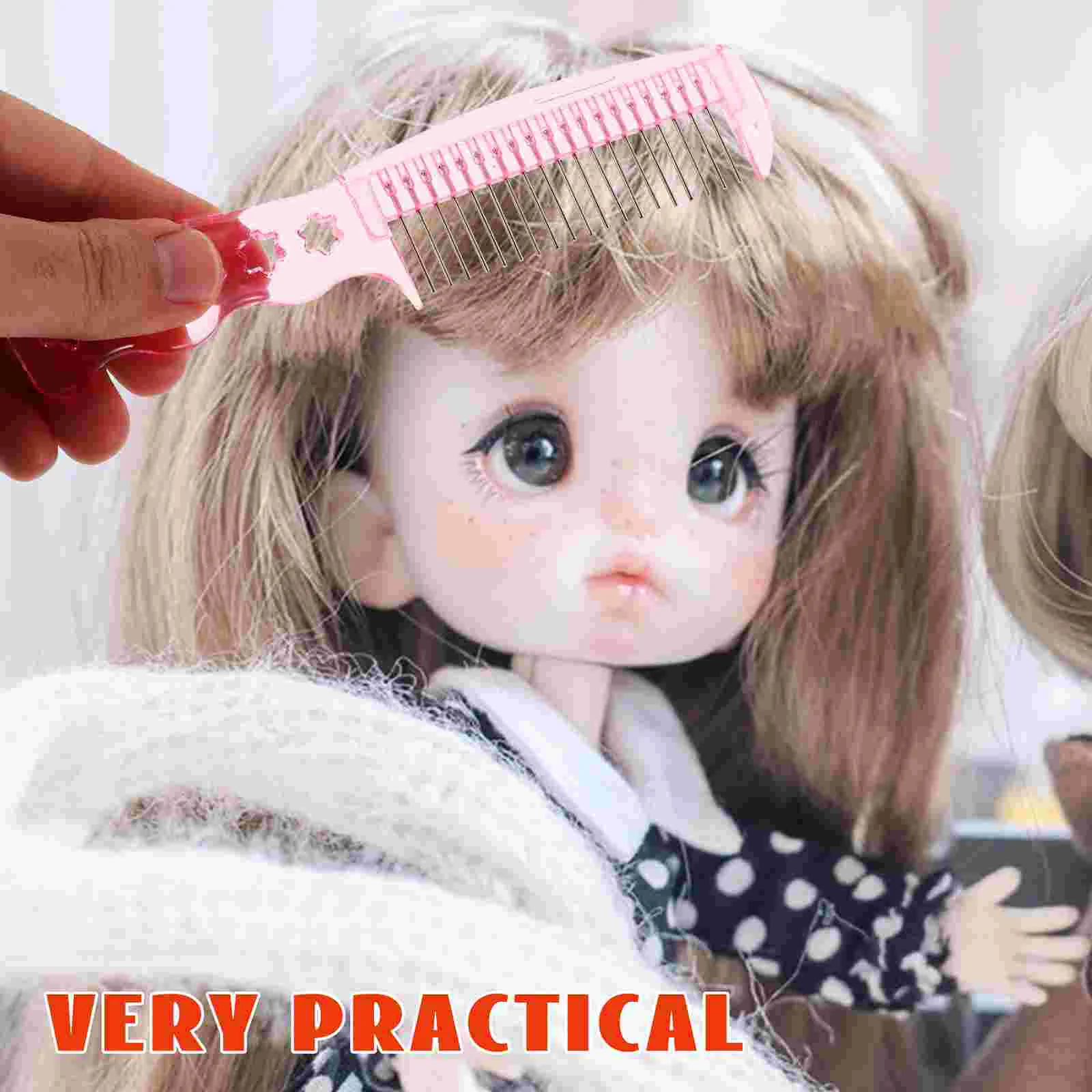 5 Pcs Comb Hair Combs Bjd Barber Synthetic Brush Plastic Teasing for Fine Pintail