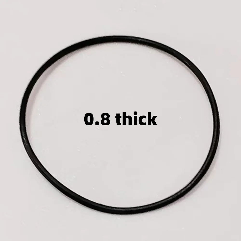 Couvercle inférieur de montre, couvercle arrière, bague d'étanchéité, caoutchouc souple, caoutchouc noir, bague d'étanchéité étanche, élastique universel, waterpro