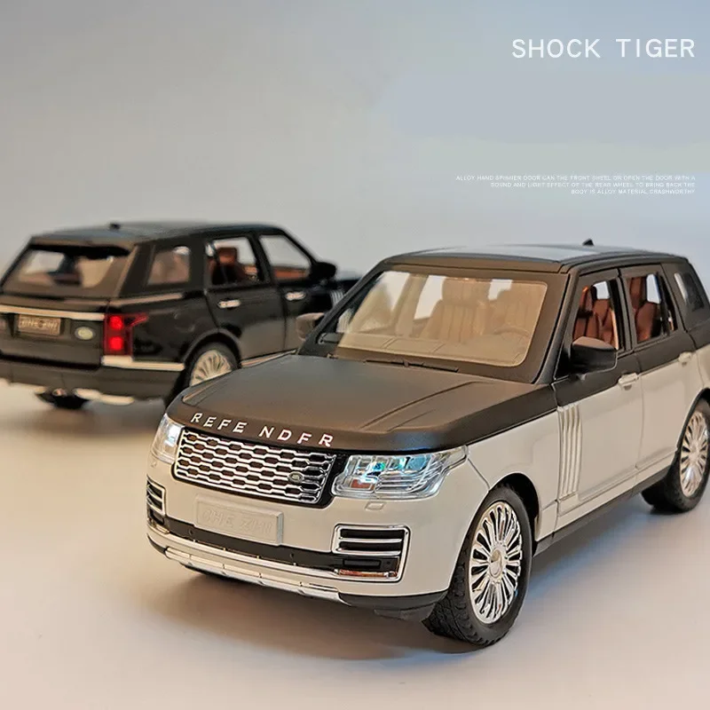 لاند روفر رينج روفر SUV سيارة مصنوعة من خليط معدني 1/24 نموذج Diecasts ولعبة معدنية على الطرق الوعرة المركبات نموذج سيارة محاكاة مجموعة هدية