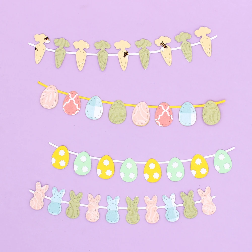 KSCRAFT Easter Garlands Metal Cutting Dies Stencils for DIY Scrapbooking Decorative Embossing DIY Paper Cards image 3