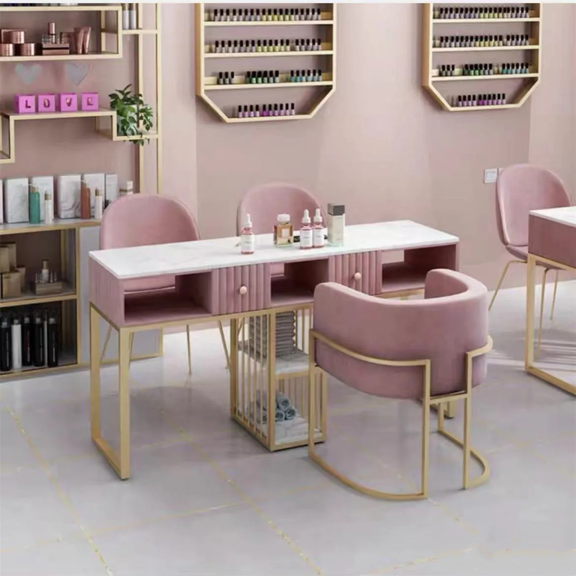 Modern style beauty salon manicure station manicure nail table