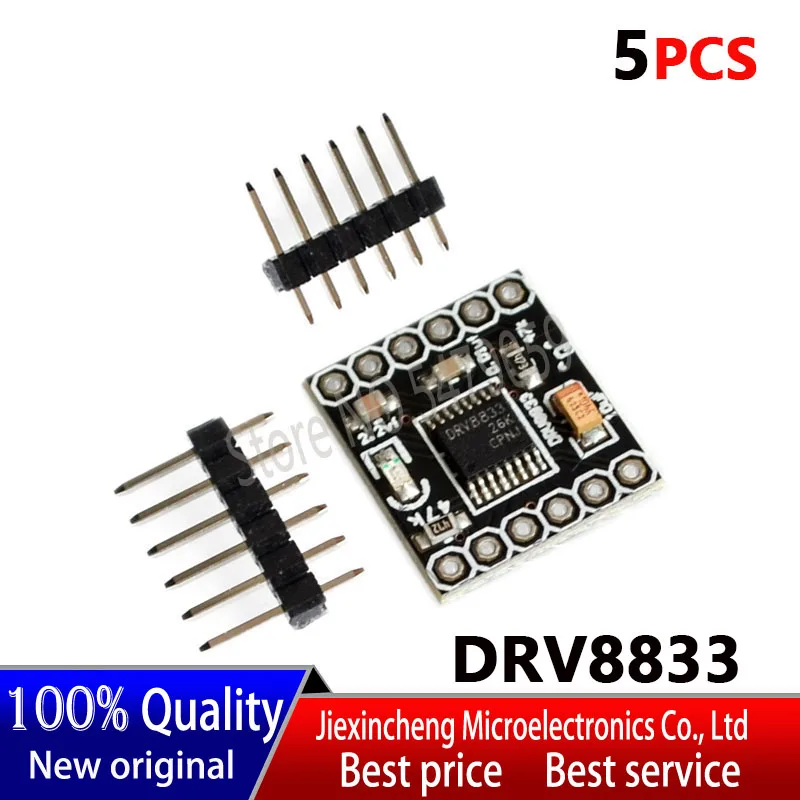 5PCS DRV8833  2 channel  DC motor drive module board New original