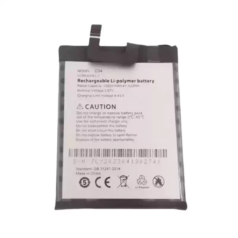 ใหม่ C34 C45 แบตเตอรี่คุณภาพสูงสำหรับ CUBOT C34 C45 แบตเตอรี่โทรศัพท์มือถือ 10600mAh 3.87V