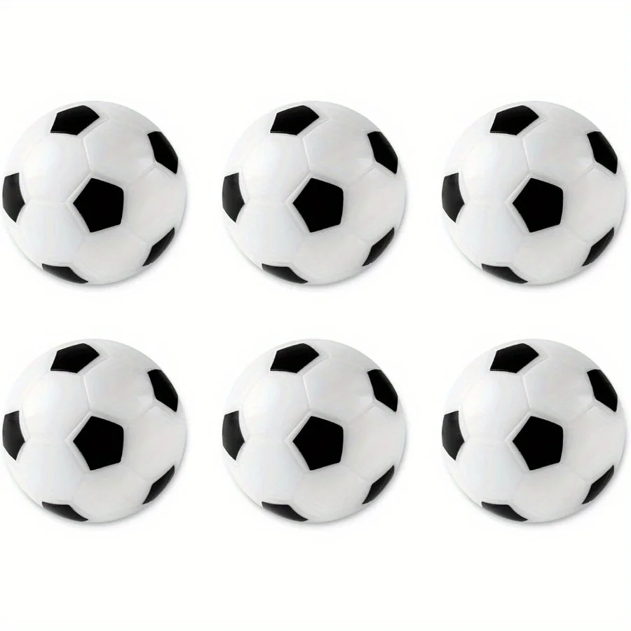 

6 Packs Table Soccer Foosball Replacement Balls, Official Table Soccer Balls, Tabletop Football Balls