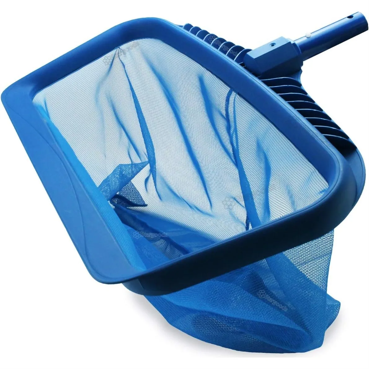 

20" Pool Skimmer Net with Deep Fine Mesh Bag for Leaves, Pet Hair & Debris, Fits Standard Poles, Blue