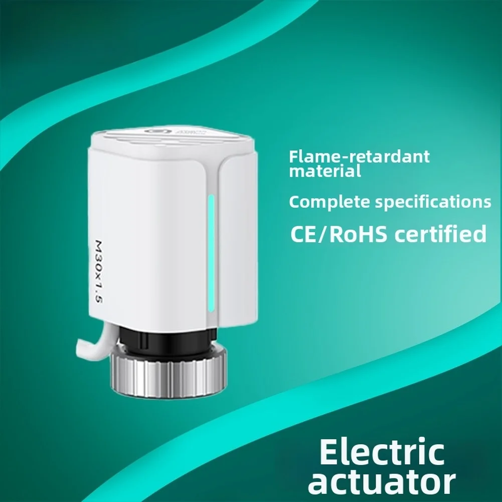 Electric Thermal Actuator Radiator M30x1.5 Thread Normally Closed For Underfloor Heating Manifold Actuator