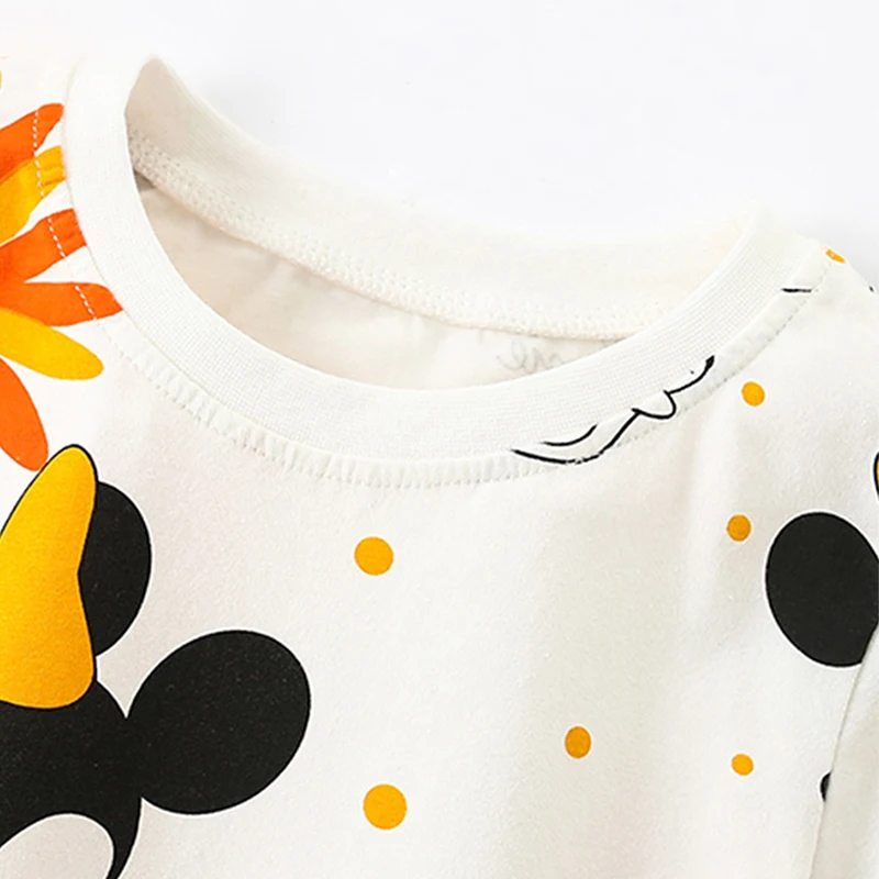 2024 Autumn Princess Children\'s Clothing Sets Kids Clothes Cartoon Mickey Mouse Suit for Girls Two-piece Baby Girl Clothing