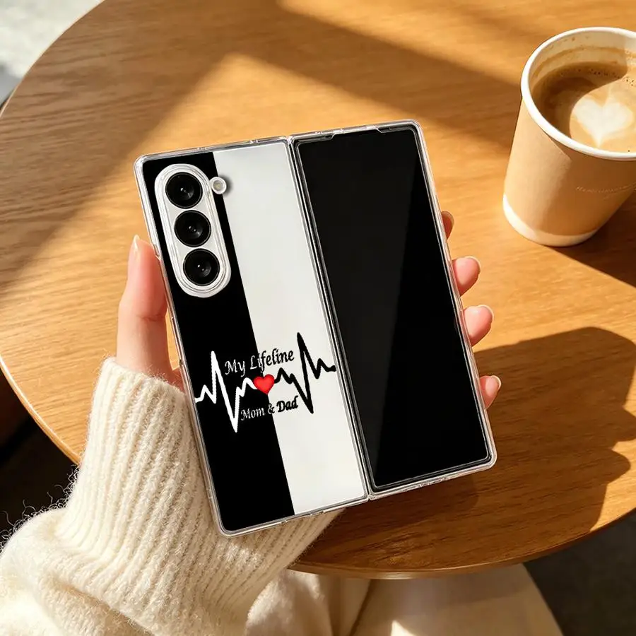 Coque transparente souple pour Samsung Galaxy Z Fold7 Z Fold4 Z Fold 7 6 5 4 3 Z Fold6 Z Fold3 Z Fold5 – My Life Lover
