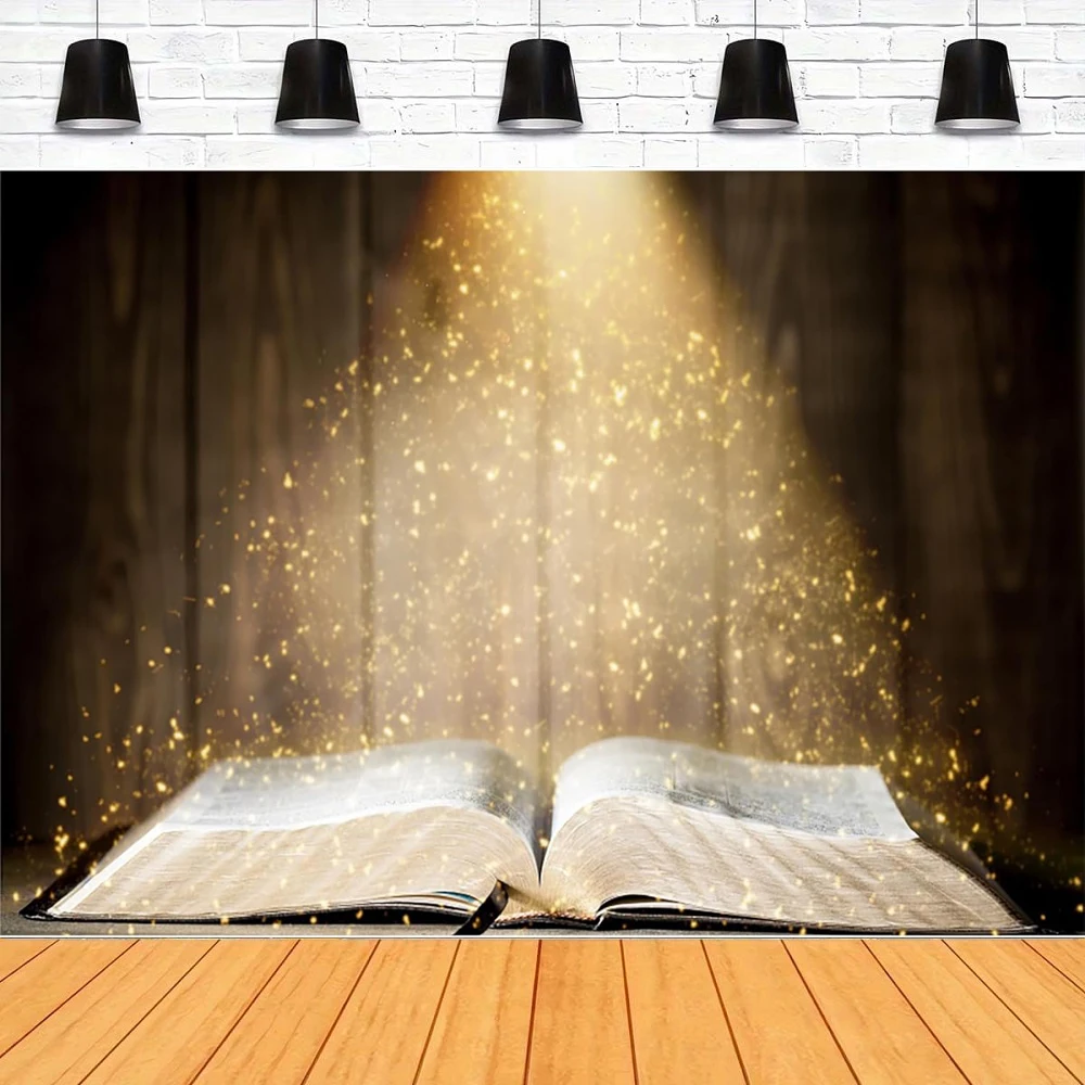 Lighting In Photography Book - Magiczna Książka Tło Fotograficzne Zaklęta Księga
