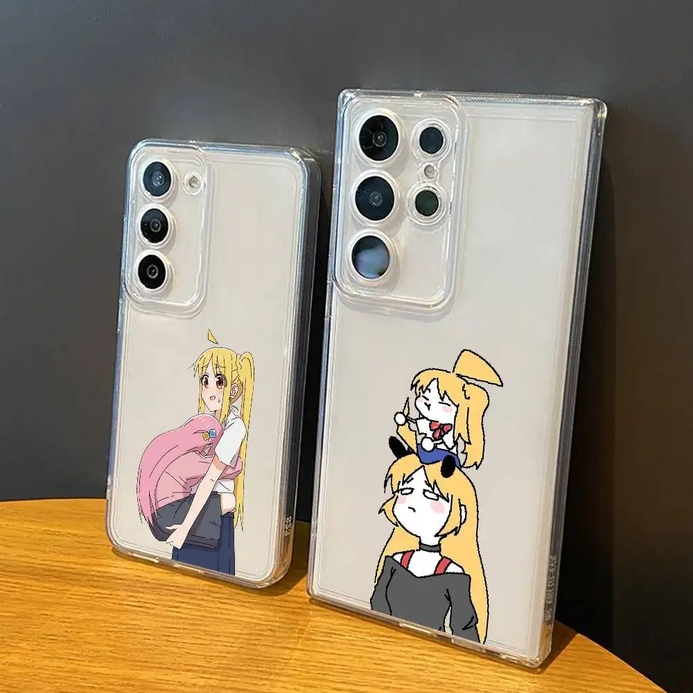Nijika Ijichi Cute Anime Girl For Samsung Galaxy S24 S25 S23 S22 S21 Transparent Cover Phone Case