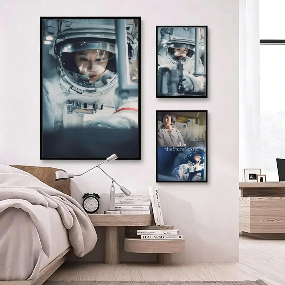 series When the Stars Gossip Poster Poster HD Waterproof Self-adhesive Art Print Wall Decor for Bedroom Living Room Gift