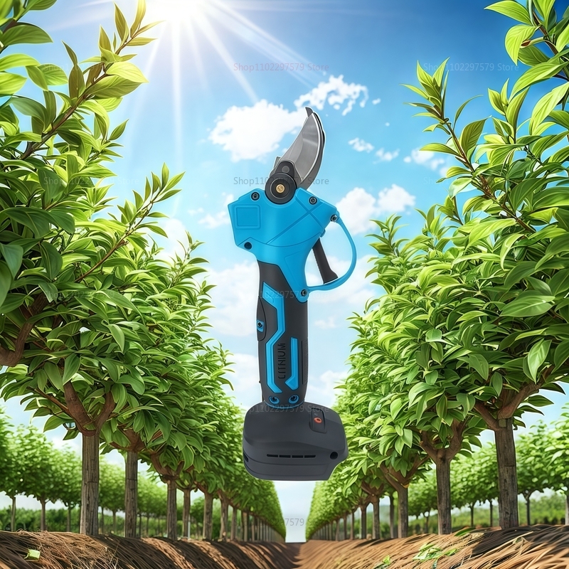  Brushless Electric Pruning Shears Cordless Tree Branch Bonsai Trimmer Handheld Garden Tool Compatible with Makita 18V Battery 