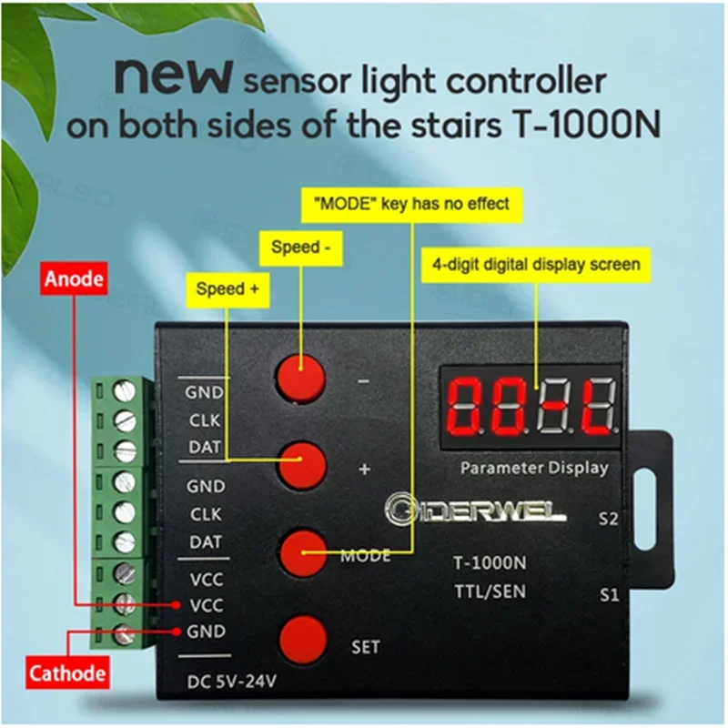 LED motion sensor licht streifen Treppen streamline licht unter schrank nacht licht Address LED RGB Streifen Lichter für die tre