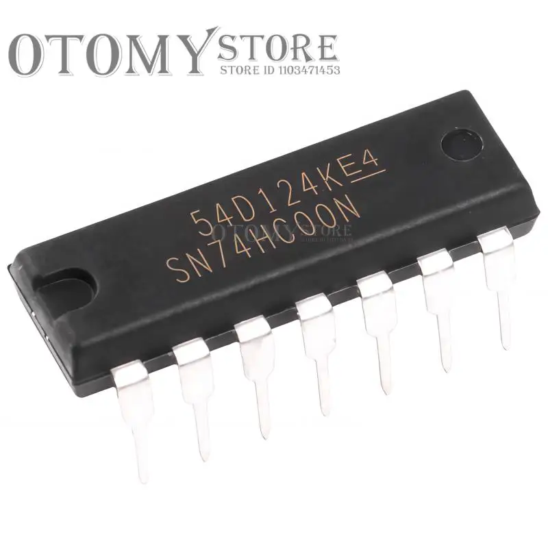 20 peças 100% novo chipset sn74hc00n sn74hc00 dip-14 4 2 entradas nand gate 74hc00