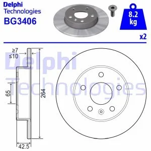 Store code: b3406 for rear brake disc (5 wheel bolt) ASTRA H MERIVA B CORSA