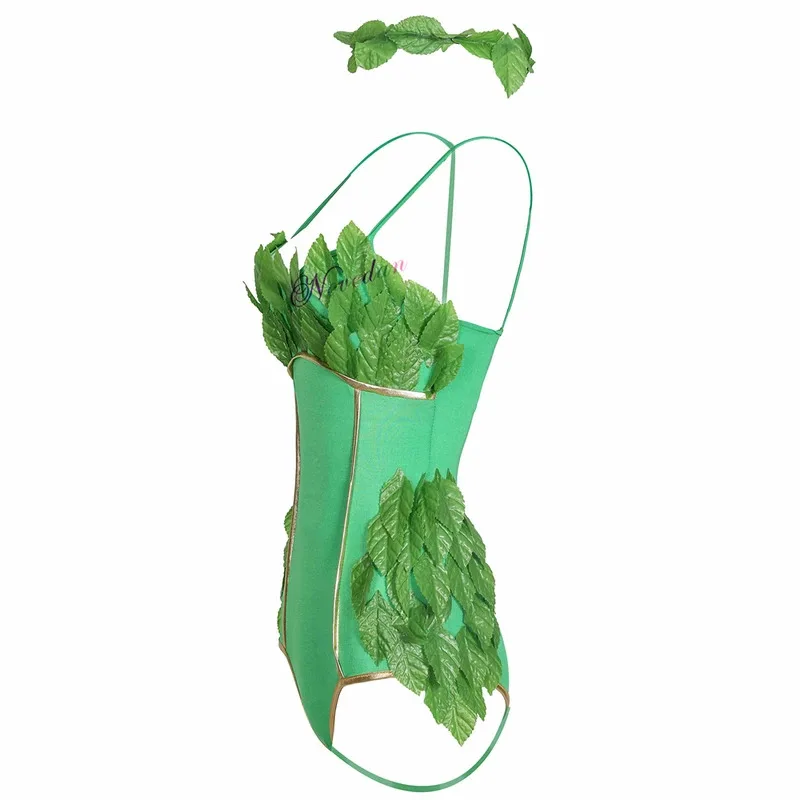 مثير المرأة القاتلة الجمال اللبلاب ارتداءها تأثيري الزي الكبار زي حفلة تنكرية كرنفال هالوين زي شعر مستعار goi/6