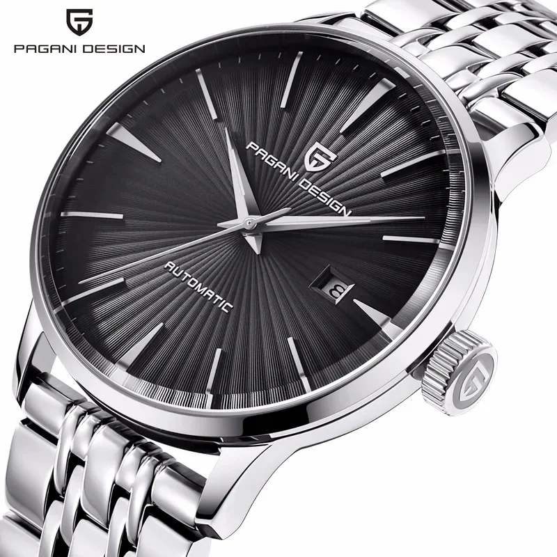 PAGANI DESIGN PD-2770 Automatic Mechanical Watch, 100M Waterproof, Classic Business Sports Wristwatch, Relogio Masculino