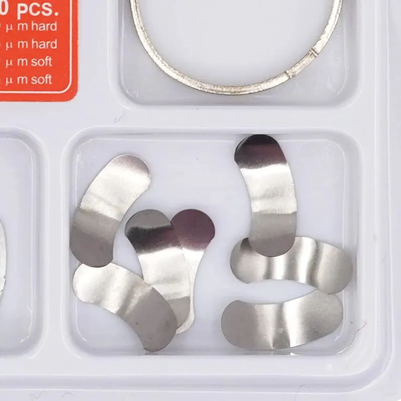 100Pcs/Box Dental Sectional Matrix System Band Resin Clamping/Seperating Ring Dentist Tools with Springclip Care Tool - view 6