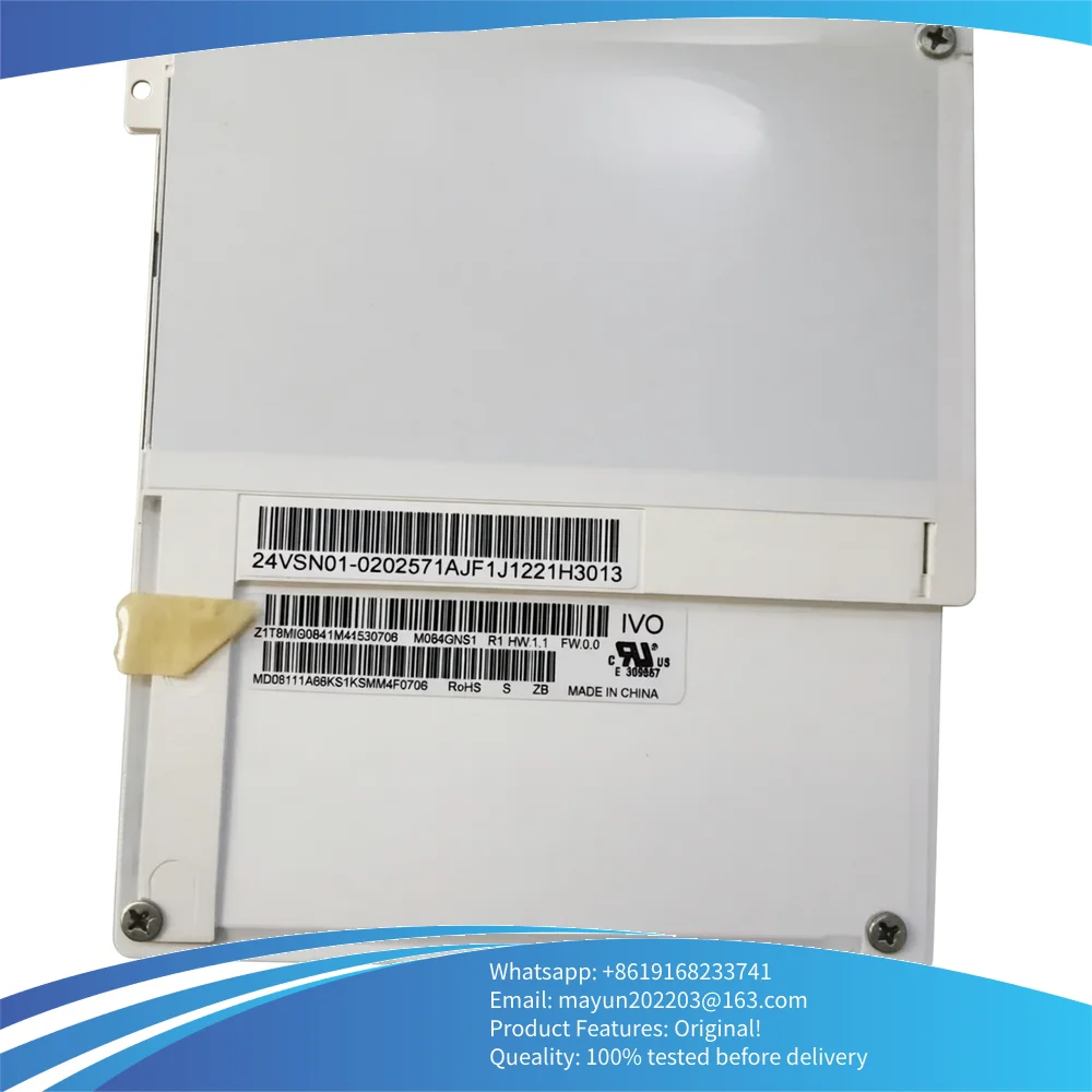 Schermo LCD Originale IVO 8.4\" M084GNS1 R1 G084SN03 V.3 M104GNX1 R1 M121GNX2 R1 M121GNS3 R0 M121MNS1 R1 800*600