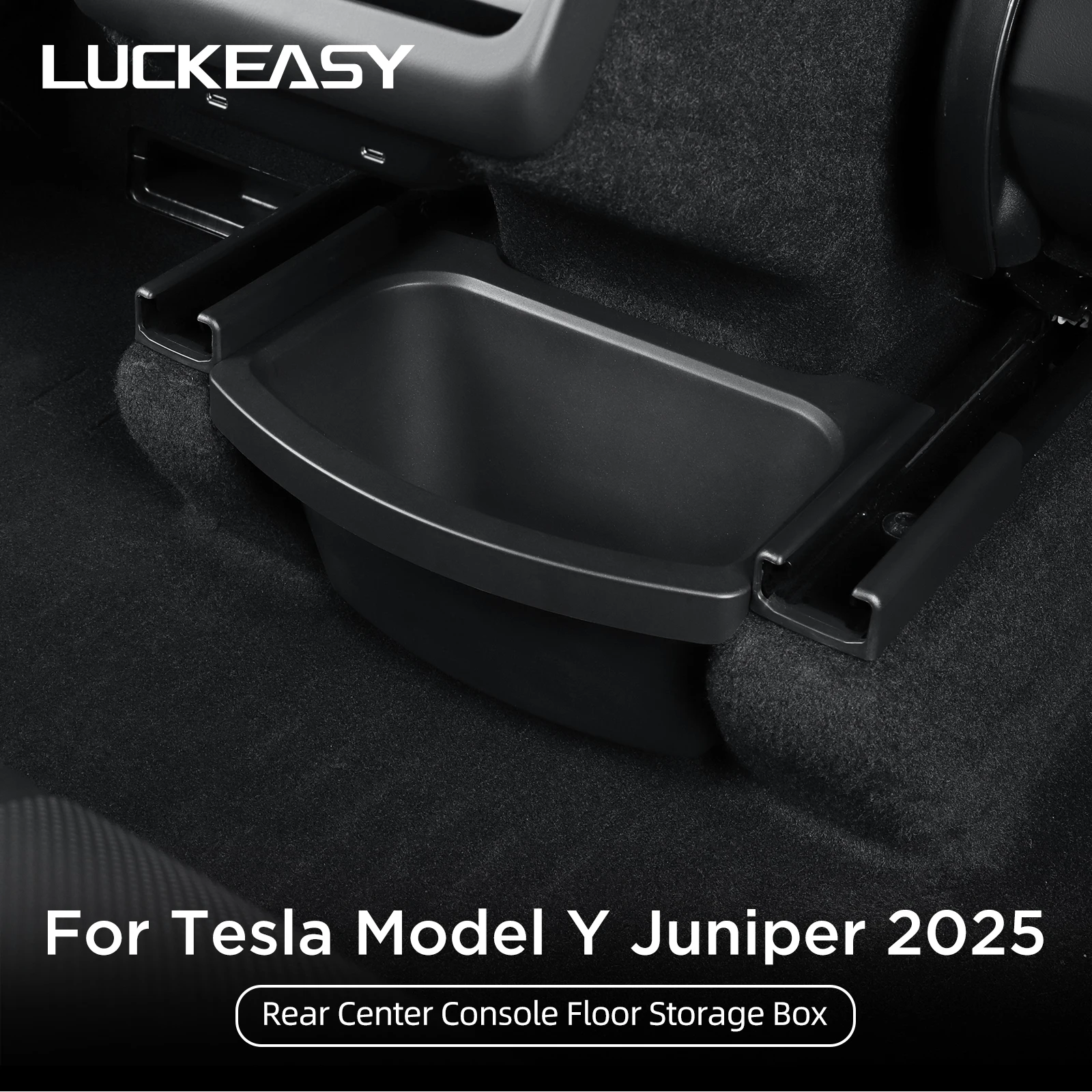 Für Tesla Model Y Juniper/Launch 2022, Rücksitz-Aufbewahrungsbox unter dem hinteren Luftauslass, Rücksitz-Organizer, Tablett, Autozubehör
