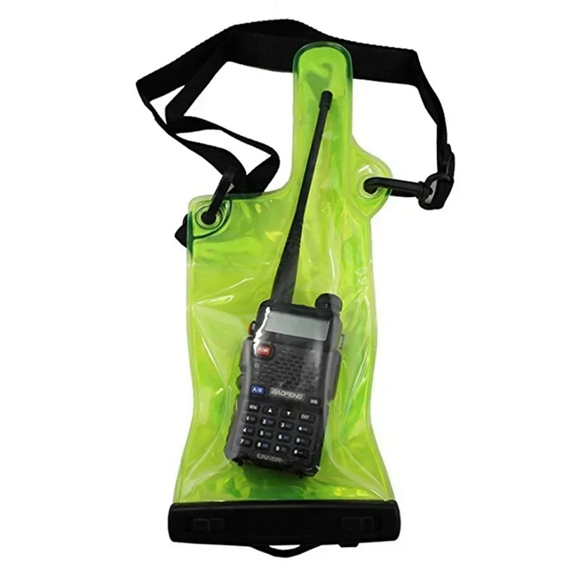 Tragbares Radio wasserdichtes Gehäuse für Baofeng Walkie Talkie 5r 82 bf 888s UVB6 wasserdichte Tasche für tragbares Radio zubehör