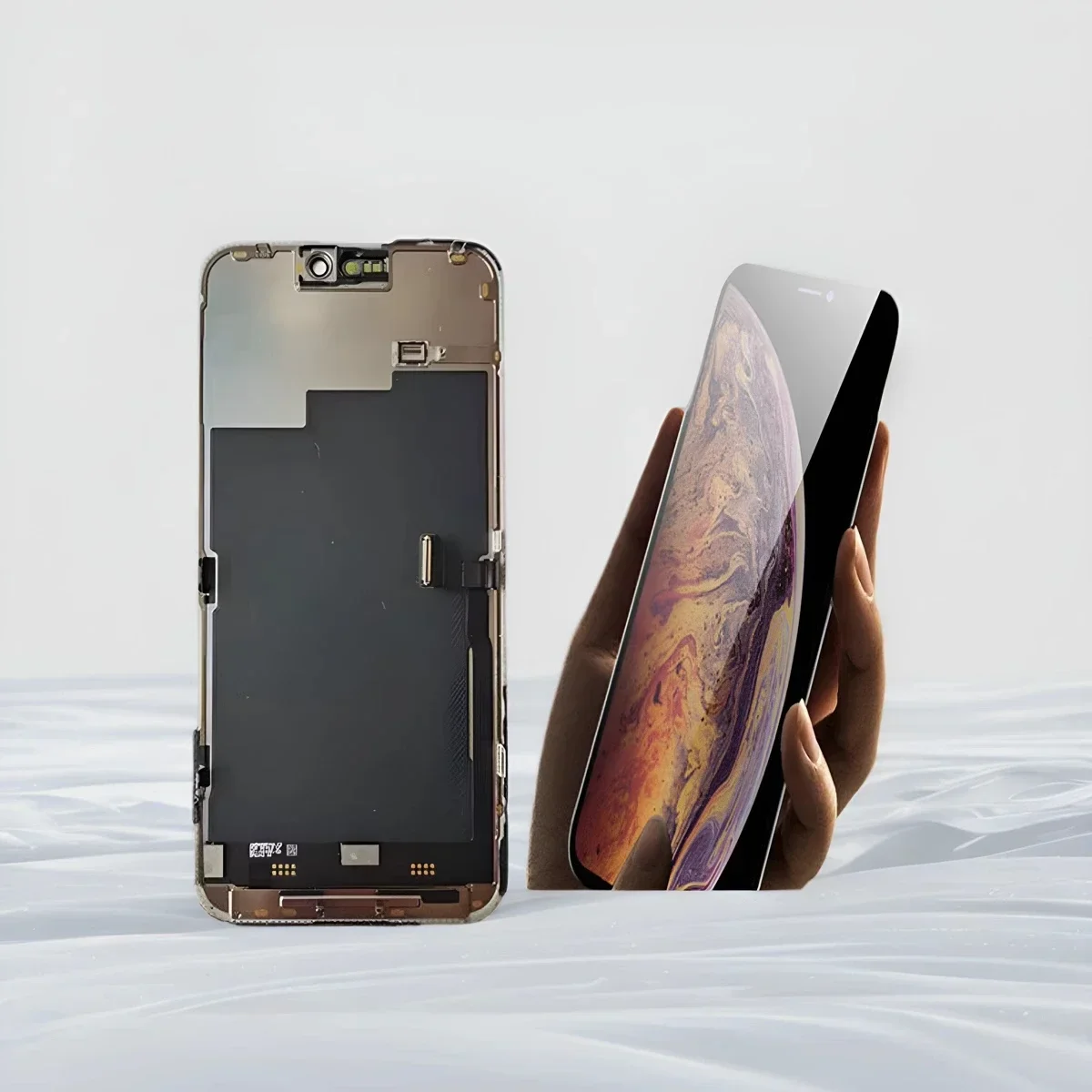 FOG soft OLED Can transplant screen IC touch digitizer assembly iPhone 14 15ProMAX LCD Monitor solve screen pop-up problem