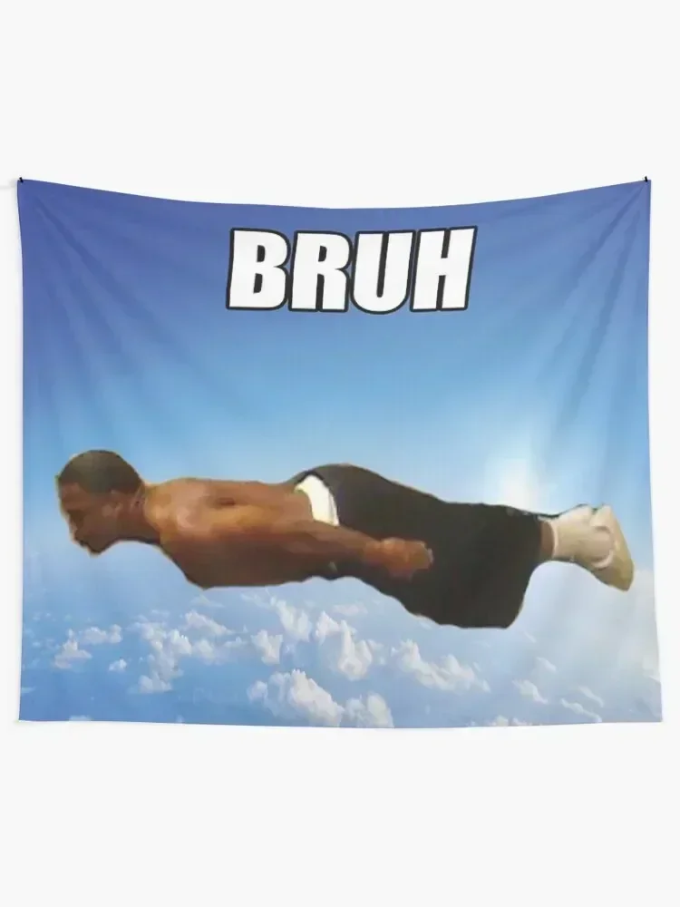 Bruh guy Tapestry Home Decorations Aesthetic Wall Hanging Wall Tapestry