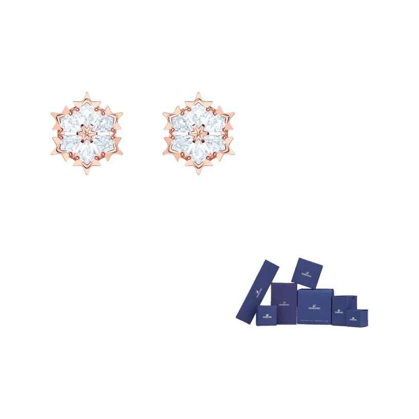 Swarovski Magic Rose Gold plated Earrings Women's White 5428429