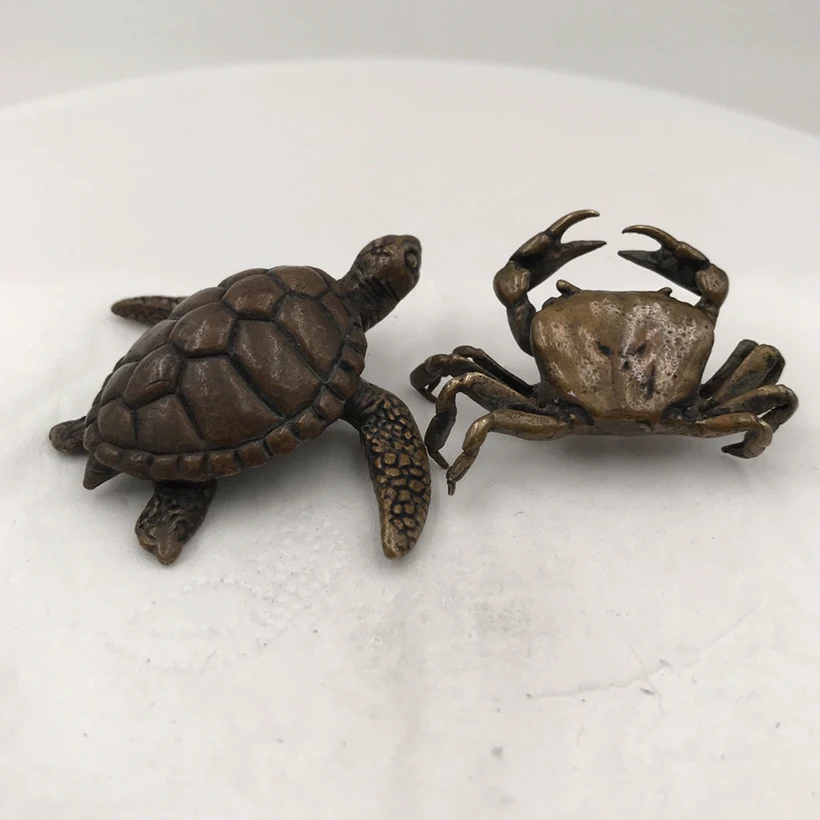 Copper Collection Pure Copper Turtle and Crab Living Room Home Decoration Turtle and Crab Pair Price