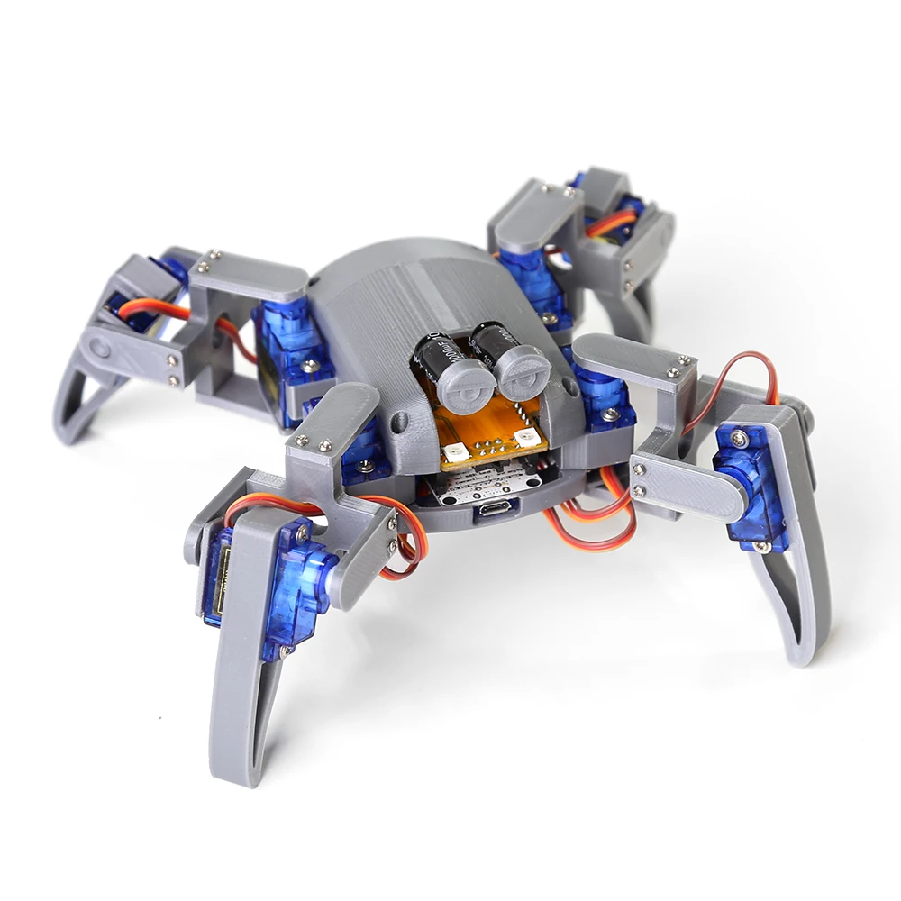 Smart Robot Starter Kit for Arduino Programming Great Fun Spider Robot with ESP8266 WIFI APP Control Education Project Full Kit