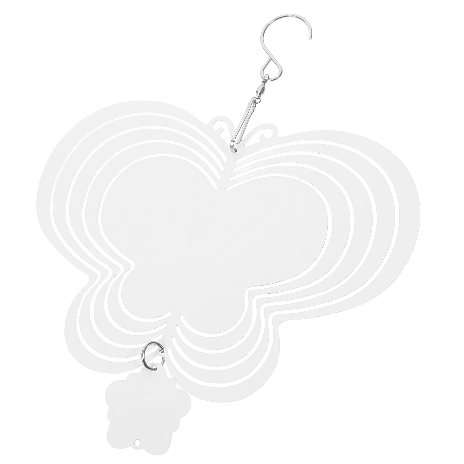 

Aluminum Sublimation Wind Spinner Outdoor Hanging Ornament Garden Decoration Lawn Patio Balcony Swivel Spinner Bird Decor