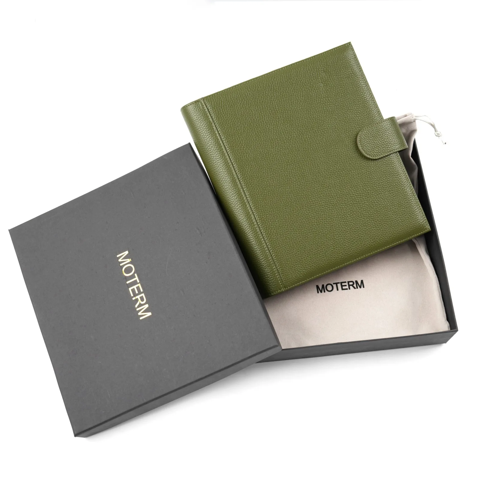 Moterm Genuine Leather Discbound Planner Cover For Happy Planner Classic Size Notebook Expansion Discbound Organizer Journal - view 6