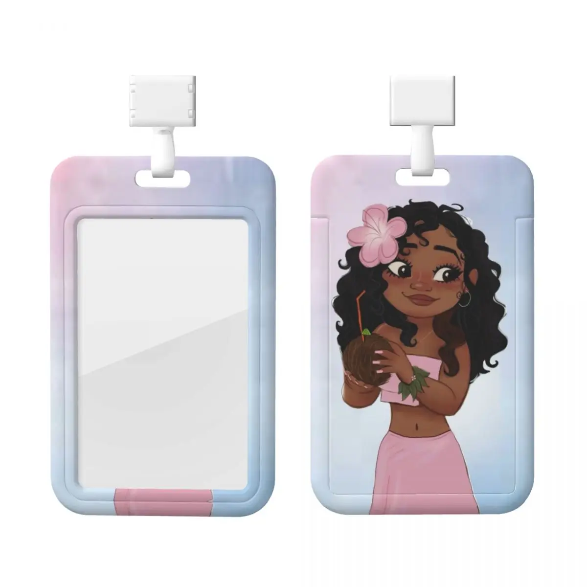 

Custom Moana Cartoon Credit Card Holders Neck Strap Lanyard ID Badge Card Holder For Hospitals Engineers Card Holder