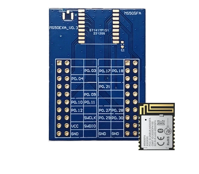 BLE Bluetooth 5.4 Data Slave Module MS50SFA1 Transparent Transmission Wireless Transmission Bluetooth Module