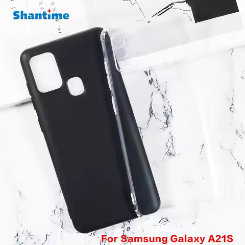 Case for Samsung Galaxy A21S TPU Shock proof Rubber Cover Protective Bumper Flexible Shell for Samsung Galaxy A21S