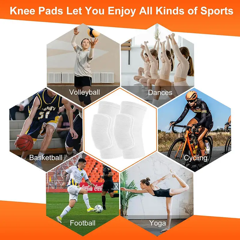Tanz Schwamm Knie Pad Warme Volleyball Tanz Knie Anti Kollision Übung Verdicken Knie Pad Sport Dance Knie Pad Skating – Detail 12